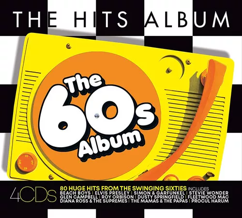 Various Artists : The Hits Album: The 60s Album CD Box Set 4 discs (2020)