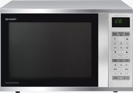 Sharp Home Appliances R-971STW Arbeitsflche Kombi-Mikrowelle 40l 1050W Edelstahl