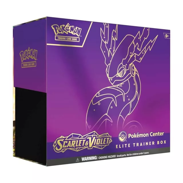 Pokémon TCG Scarlet & Violet Pokémon Center Exclusive Elite Trainer Box Miraidon