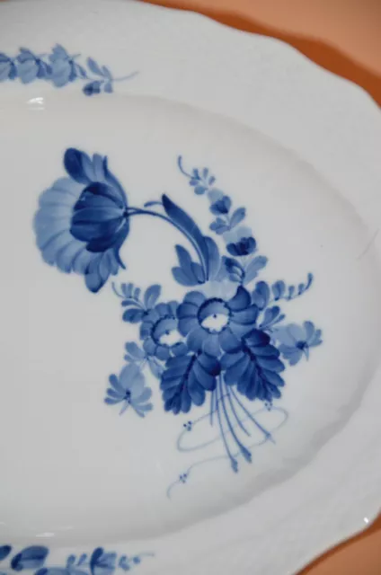 Royal Copenhagen - blaue Blume - Servier- Vorlegplatte- 10/1555 - Vintage 2