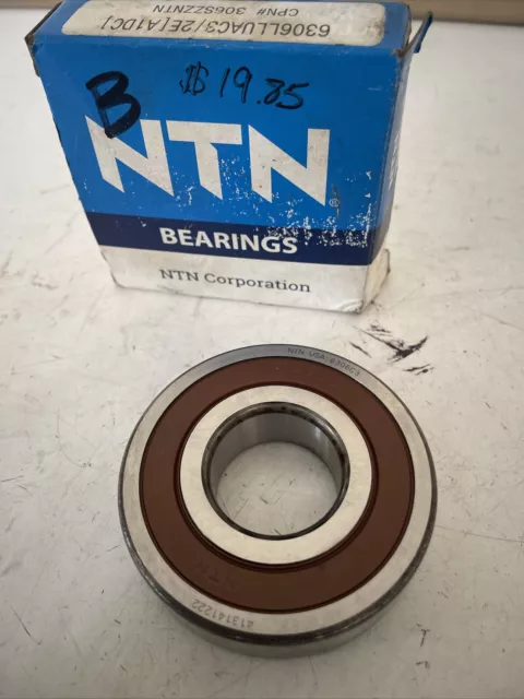 Genuine Ntn Ball Bearing 6306Lluac3 New Oem