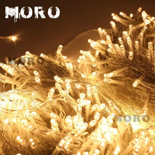 Warm White 500LED 100M Waterproof Christmas Fairy String Lights Wedding Garden 3