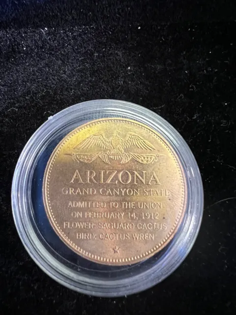 Arizona - States of the Union Commemorative Coin Bronze Token