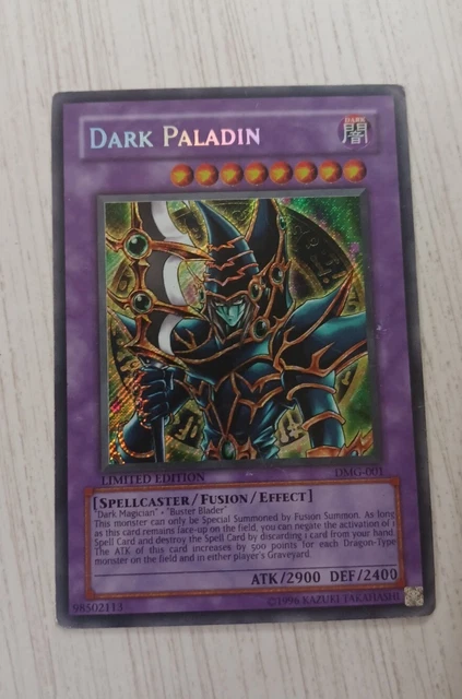 Yu-Gi-Oh Dark Paladin 1st Edition DMG-001 Rare Holo FREE SHIPPING