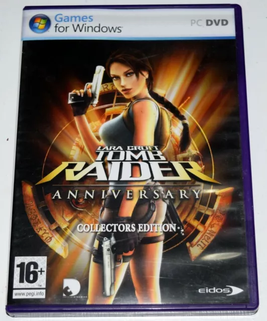 LARA CROFT: TOMB Raider Anniversary Collectors Edition PC Game DVD Rom ...