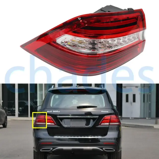 For Benz W166 ML350 ML550 2012-2015 Left Outer Side LED Tail Light 1669063501