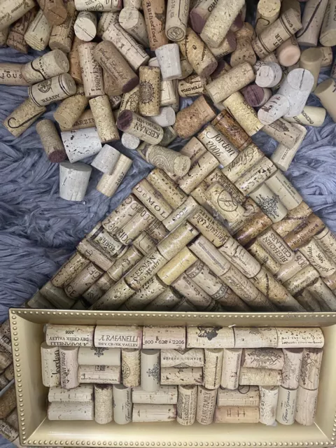 Large Variety Natural Used Wine Cork Lots of 25 Holiday Wedding & Party Crafts