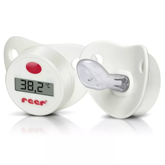 Reer digitales Schnuller Fieberthermometer, Baby Thermometer, weiß, NEU, OVP