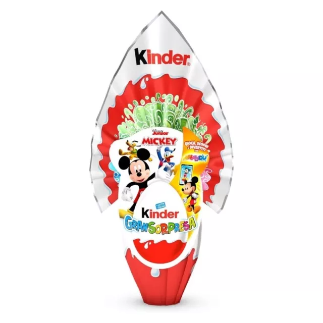 Kinder Gransorpresa Uovo Disney Junior Mickey 150 Gr.