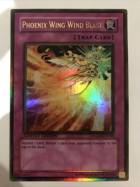 Yu-Gi-Oh! TCG Phoenix Wing Wind Blast GLD2-EN048 Gold Rare