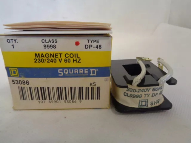 New Square D 9998-Dp48 Magnet Coil 230/240V