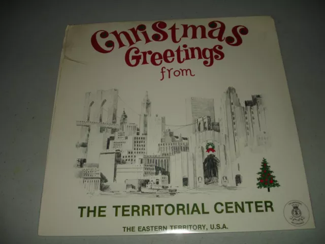 Christmas Greetings From The Territorial Center (LP, 1984) New, Salvation Army