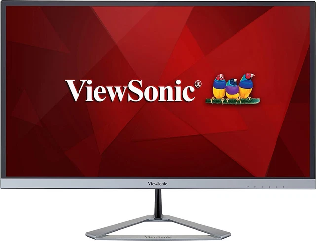 ViewSonic VX2476-SMH 24-inch IPS Full HD Monitor with 75Hz, VGA, 2x HDMI, Eye Ca