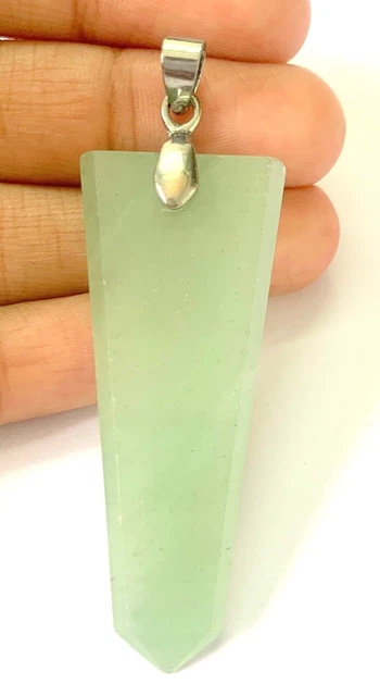 Green Aventurine Quartz Pendant Crystal Healing Fashion Accessory Gift Chakra