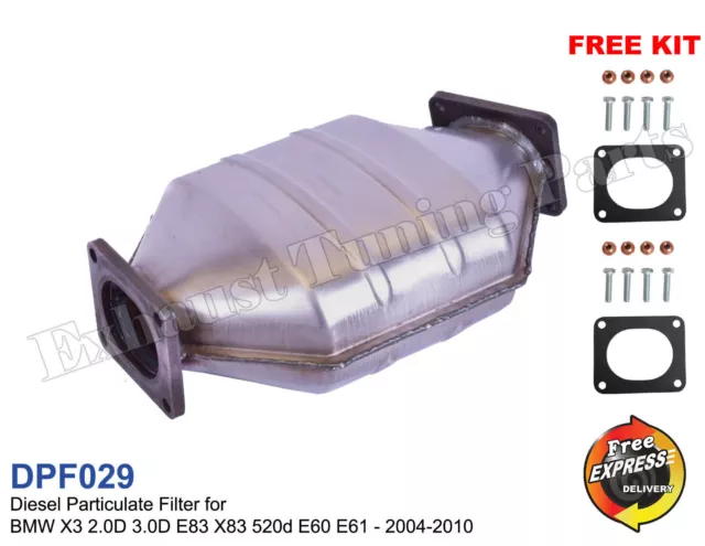 Filtre à particules diesel DPF BMW X3 2.0D 3.0D E83 X83 520d E60 E61 2004-2010