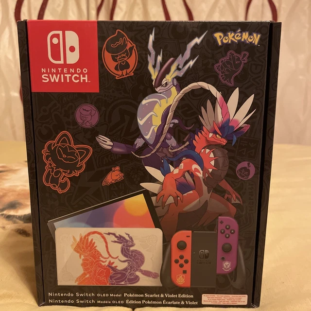 Violet Rk Switch NINTENDO SWITCH OLED Model Pokemon Scarlet and Violet Limited Edition £ ...