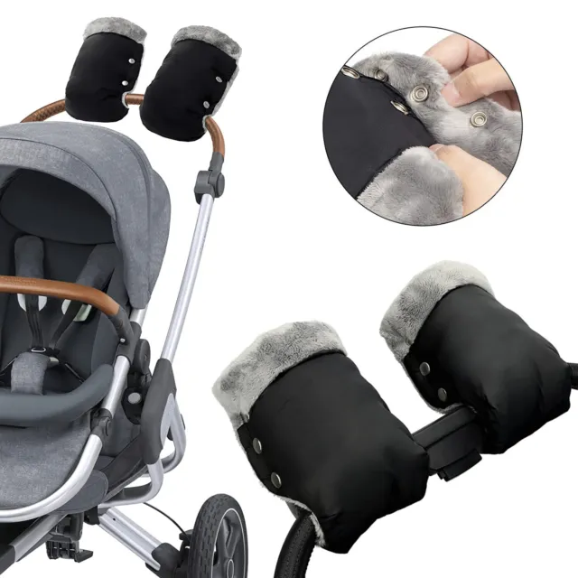 Winter Warmer Gloves Pram Pushchair Hand Muff Waterproof Stroller Accessory Gift