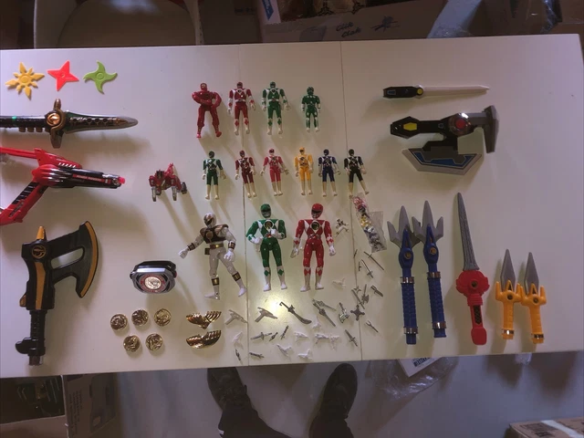 LOTTO MIGHTY MORPHIN Power Rangers bandai 1993 Armi Ed Action Figures ...