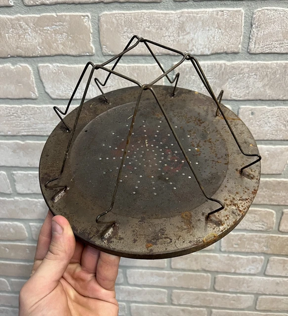 VINTAGE WOLFF VISIBLE Gas Stove Top Toaster 4 Slice Camping 7.99