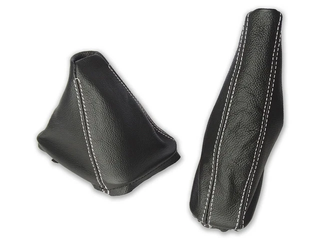 Kit Soufflet Levier Vitesses Et Frein à Main Cuir Pour BMW Série 3 E46