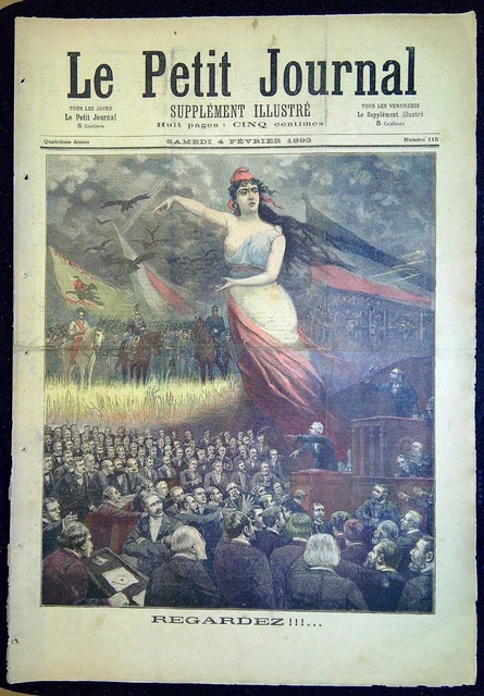 Le Petit Journal N°113 De 1893 – Renée Richard & Eugène Turpin – Original