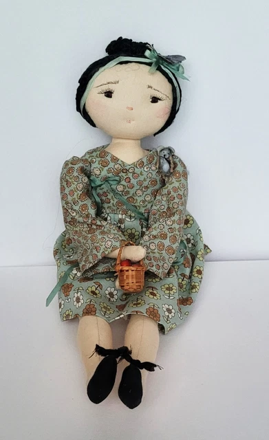 Poupée d'artiste poupée de collection poupée porcelaine 30 cm état voir photos