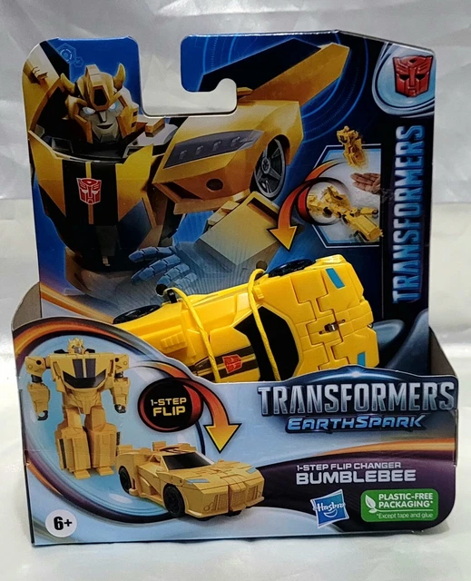 TRANSFORMERS EARTHSPARK 1-STEP Flip Changer Bumblebee New 2023 EUR 10 ...