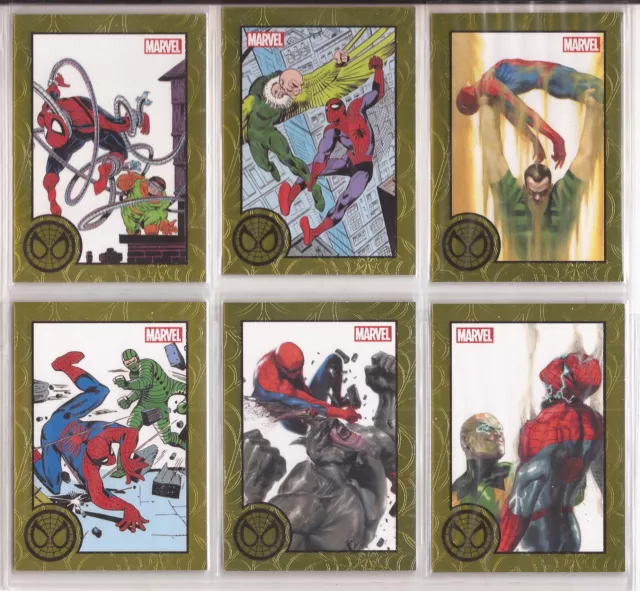 Marvel Greatest Battles 2013 Parallel GOLD cards SPIDER-MAN /75 Rittenhouse PICK