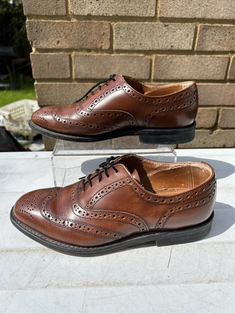 RICHLEIGH LEATHER BROWN Brogues Shoes Size UK 6 18.00 PicClick UK