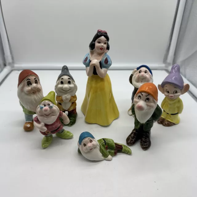 Disney Japan - Snow White & The Seven Dwarfs - Ceramic Figurine Set