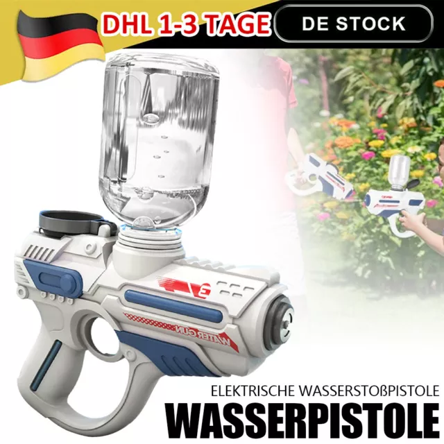 Wasserpistole Spritzpistolen Gun 200 ml Reichweite Kinder Erwachsene PoolSpielze