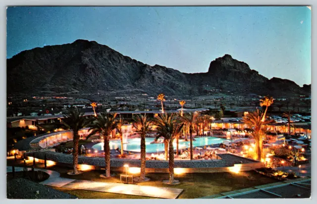 c1960s Del Webb's Mountain Shadows Hotel Scottsdale Arizona Vintage Postcard