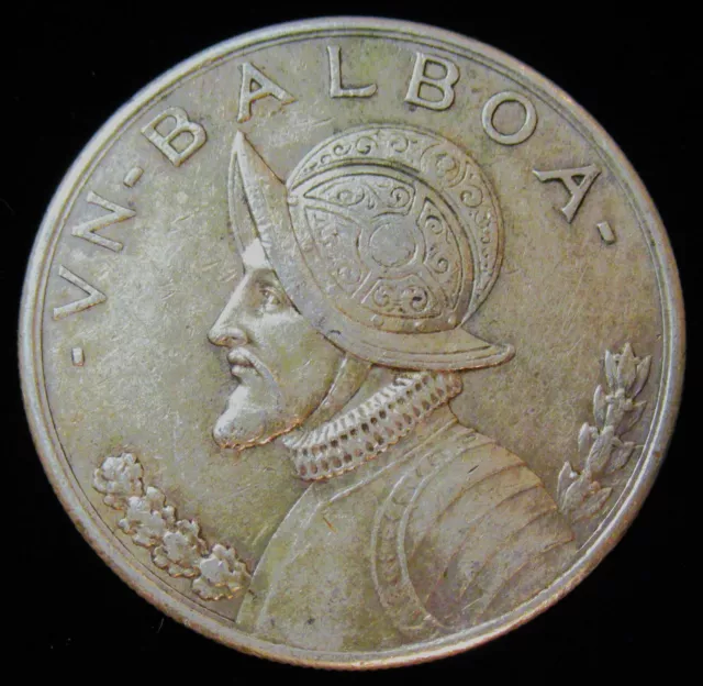 Panama: Silver 1931 Balboa.