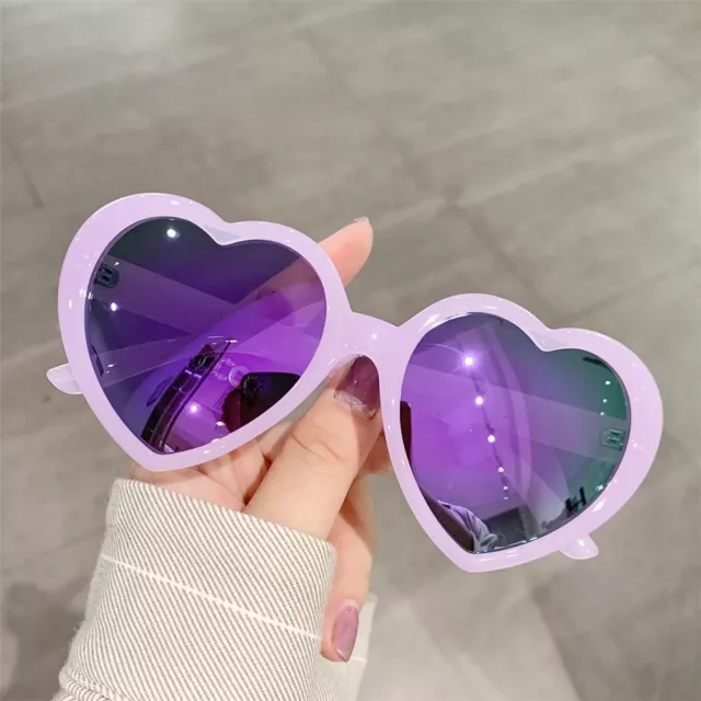 Party Beach Polarized Heart Sunglasses UV400 Love Shaped Shades  for Women