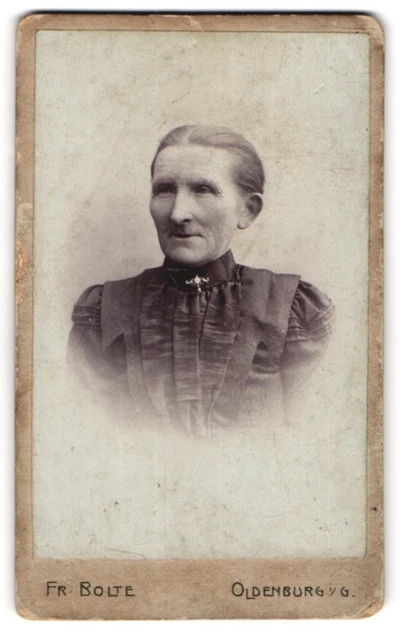 Fotografie Fr. Bolte, Oldenburg i. G., Langestraße 15, Catharina Neumann geb. E