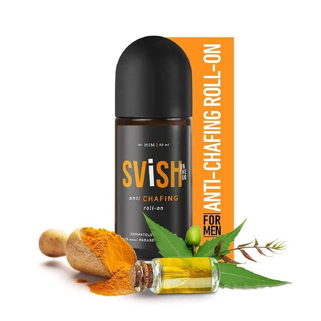 Svish On The Go Roll On anti-frottements pour hommes (50 ml) réduit les...