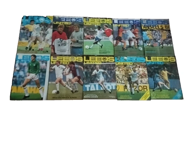 Programmes De Match Leeds United Vintage - Lot X11 Saison 1971-1972