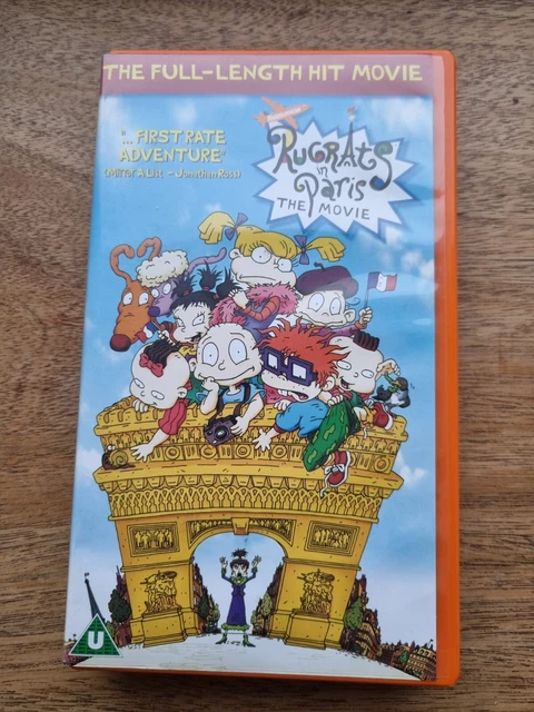 Rugrats In Paris The Movie 2001 Vhs RUGRATS IN PARIS The Movie VHS Video 2001 Nickelodeon Orange Case £5.00