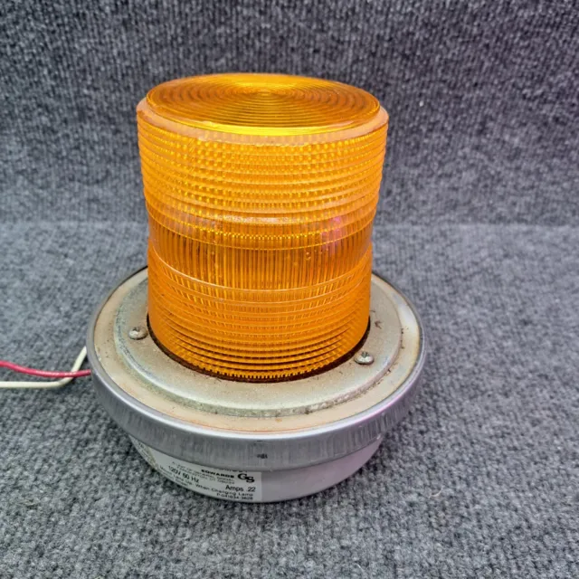 AdaptaBeacon 50R-N5 Amber 120V Signal Appliance Lamp Assembly Edwards