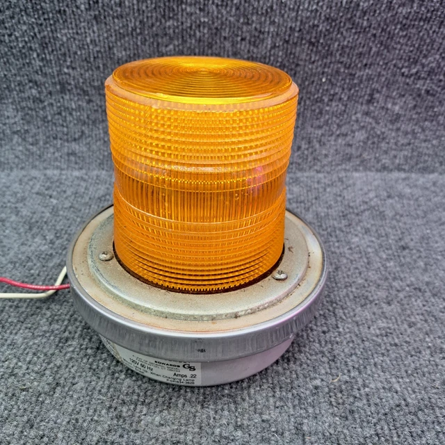 AdaptaBeacon 50R-N5 Amber 120V Signal Appliance Lamp Assembly Edwards