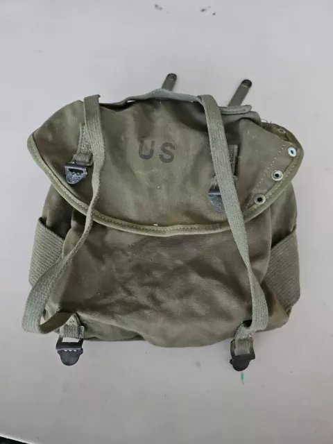 1962 US Military CANVAS COMBAT FIELD PACK M-1956  Vietnam War