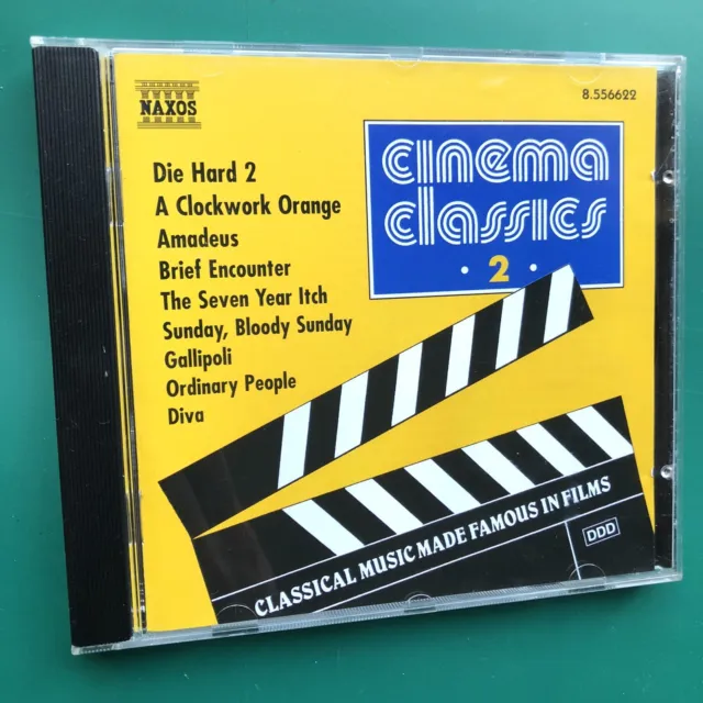 CINEMA CLASSICS #2 Soundtracks CD Clockwork Orange Die Hard 2 Gallipoli Amadeus