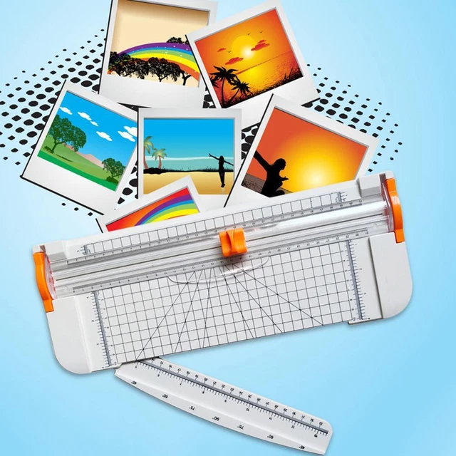 A4 Papierschneidemaschine Paper Art Trimmer Photo Scrapbook Blade (A Weiß)