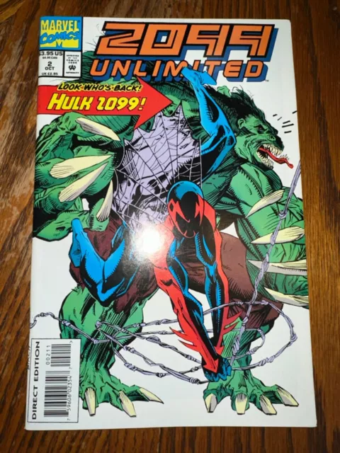 Marvel Comics 2099 Unlimited Look Who's Back Hulk 2099 #2 October 1993