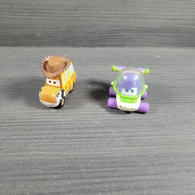 DISNEY PIXAR CARS Toy Story Woody & Buzz Diecast 155 £9.99 PicClick UK