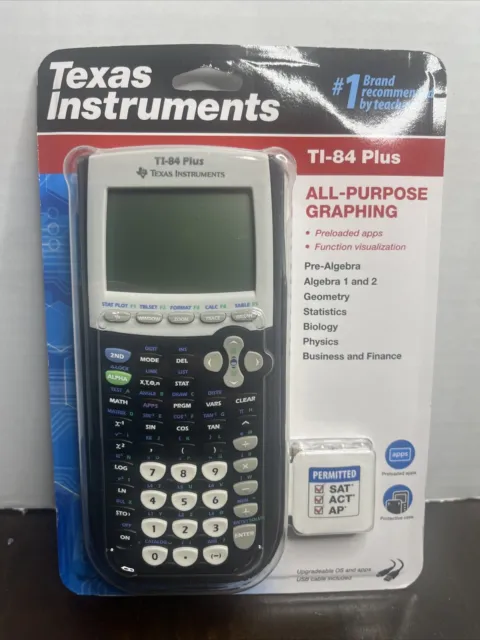 Texas Instruments TI-84 Plus All-Purpose Graphing Calculator Black (NEW, SEALED)