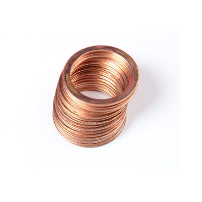 M3-M20  Flat Washer Copper washers Gasket Seal Ring Brass sealing Thick：1MM