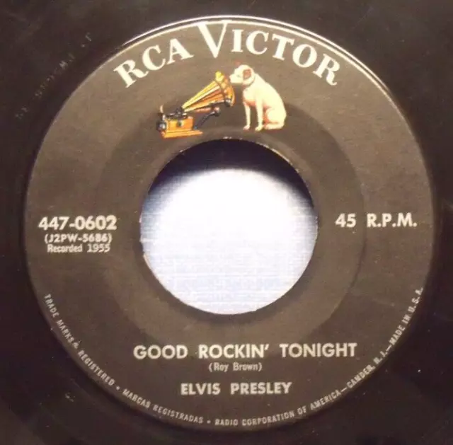 Elvis Presley - Good Rockin' Tonight - 1959 Gold Standard Sun Reissue 45