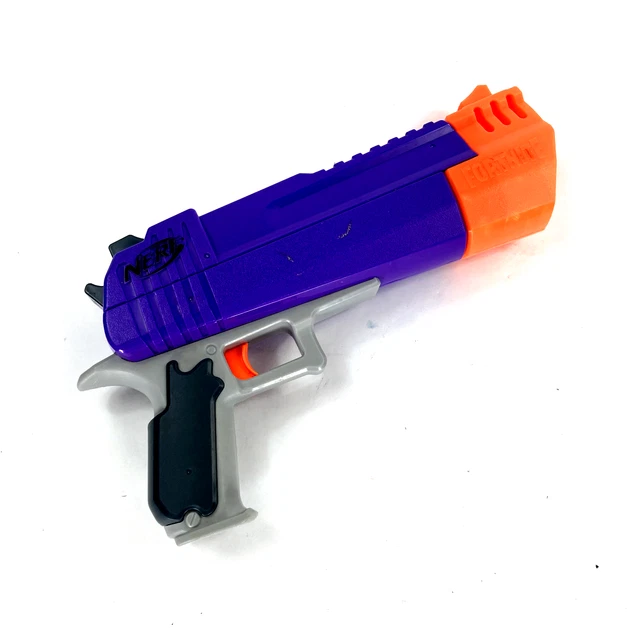 NERF FORTNITE HCE Hand Cannon Desert Eagle Purple Pistol Blaster Gun