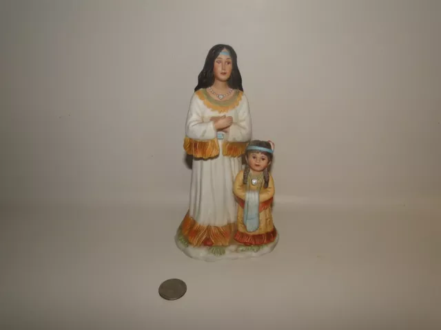 Homco Home Interior Native American "Image of Hope" Porcelain Figurine #14631-98